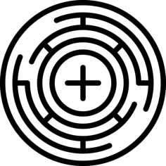 Bionic Contact Lens Outline Svg Vector, Free Vectors File